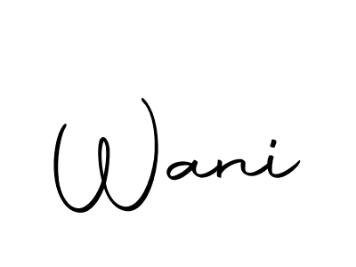 Also we have Wani name is the best signature style. Create professional handwritten signature collection using Autography-DOLnW autograph style. Wani signature style 10 images and pictures png