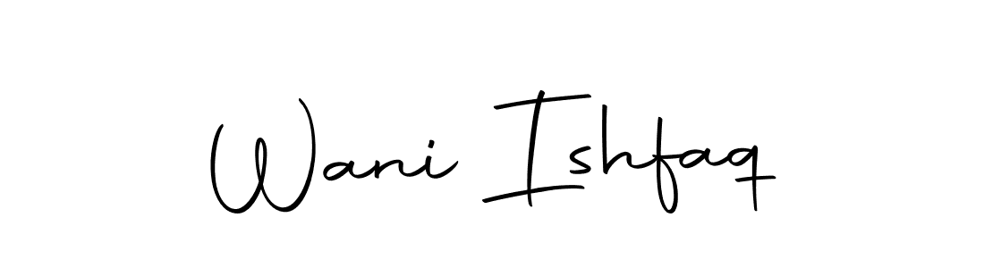 The best way (Autography-DOLnW) to make a short signature is to pick only two or three words in your name. The name Wani Ishfaq include a total of six letters. For converting this name. Wani Ishfaq signature style 10 images and pictures png