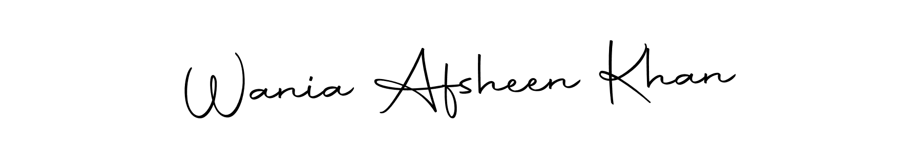 Wania Afsheen Khan stylish signature style. Best Handwritten Sign (Autography-DOLnW) for my name. Handwritten Signature Collection Ideas for my name Wania Afsheen Khan. Wania Afsheen Khan signature style 10 images and pictures png