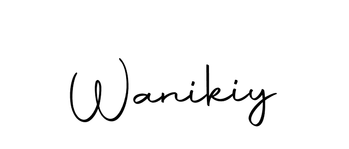 if you are searching for the best signature style for your name Wanikiy. so please give up your signature search. here we have designed multiple signature styles  using Autography-DOLnW. Wanikiy signature style 10 images and pictures png