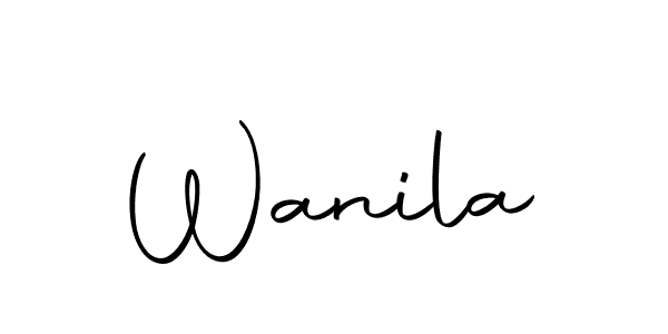 Similarly Autography-DOLnW is the best handwritten signature design. Signature creator online .You can use it as an online autograph creator for name Wanila. Wanila signature style 10 images and pictures png