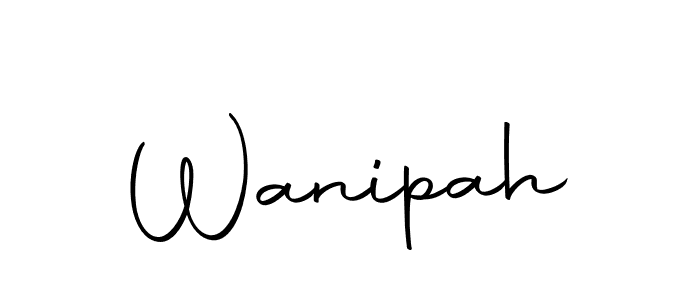How to make Wanipah signature? Autography-DOLnW is a professional autograph style. Create handwritten signature for Wanipah name. Wanipah signature style 10 images and pictures png