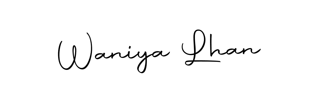 This is the best signature style for the Waniya Lhan name. Also you like these signature font (Autography-DOLnW). Mix name signature. Waniya Lhan signature style 10 images and pictures png