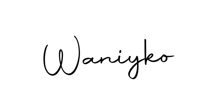 This is the best signature style for the Waniyko name. Also you like these signature font (Autography-DOLnW). Mix name signature. Waniyko signature style 10 images and pictures png