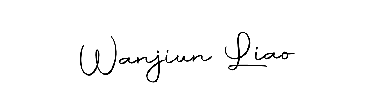 Here are the top 10 professional signature styles for the name Wanjiun Liao. These are the best autograph styles you can use for your name. Wanjiun Liao signature style 10 images and pictures png