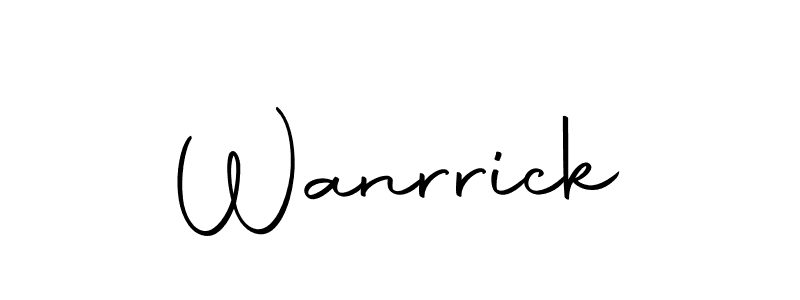 You should practise on your own different ways (Autography-DOLnW) to write your name (Wanrrick) in signature. don't let someone else do it for you. Wanrrick signature style 10 images and pictures png