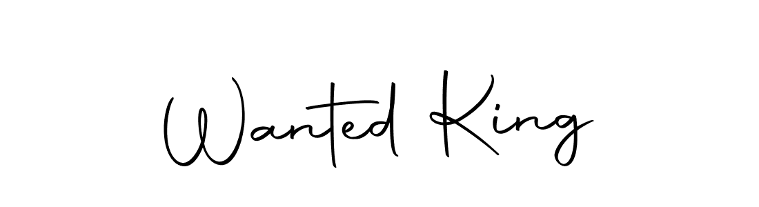 if you are searching for the best signature style for your name Wanted King. so please give up your signature search. here we have designed multiple signature styles  using Autography-DOLnW. Wanted King signature style 10 images and pictures png