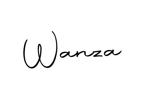 Wanza stylish signature style. Best Handwritten Sign (Autography-DOLnW) for my name. Handwritten Signature Collection Ideas for my name Wanza. Wanza signature style 10 images and pictures png