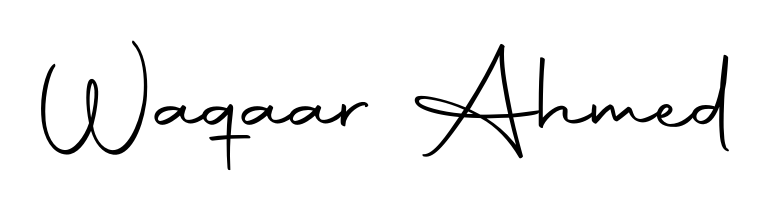 How to make Waqaar Ahmed signature? Autography-DOLnW is a professional autograph style. Create handwritten signature for Waqaar Ahmed name. Waqaar Ahmed signature style 10 images and pictures png