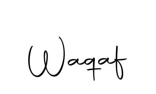 Check out images of Autograph of Waqaf name. Actor Waqaf Signature Style. Autography-DOLnW is a professional sign style online. Waqaf signature style 10 images and pictures png