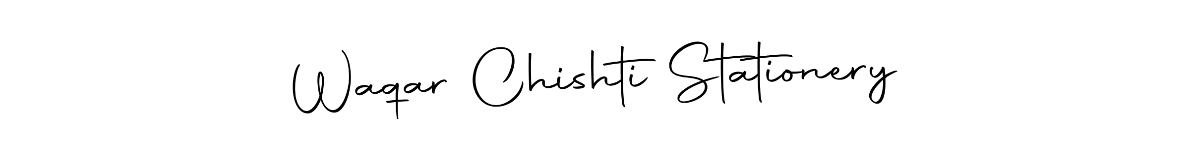 Use a signature maker to create a handwritten signature online. With this signature software, you can design (Autography-DOLnW) your own signature for name Waqar Chishti Stationery. Waqar Chishti Stationery signature style 10 images and pictures png
