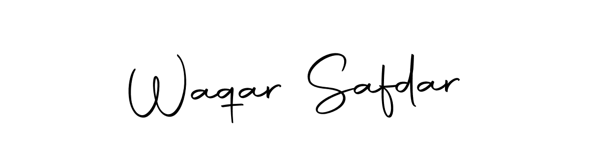 You can use this online signature creator to create a handwritten signature for the name Waqar Safdar. This is the best online autograph maker. Waqar Safdar signature style 10 images and pictures png