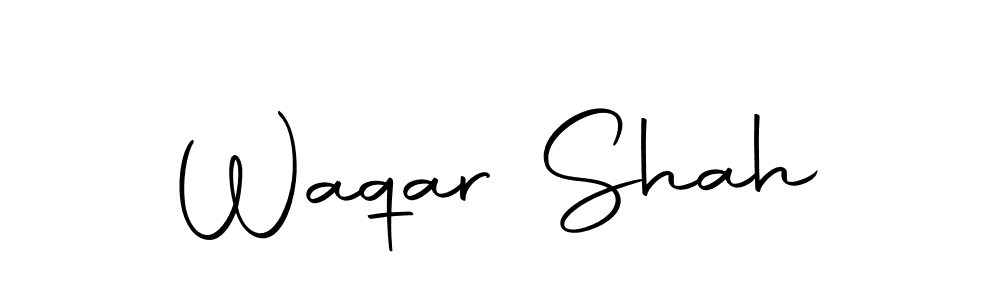 Make a beautiful signature design for name Waqar Shah. Use this online signature maker to create a handwritten signature for free. Waqar Shah signature style 10 images and pictures png