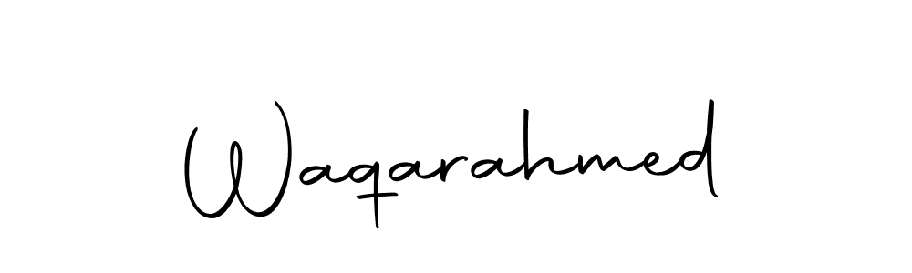 The best way (Autography-DOLnW) to make a short signature is to pick only two or three words in your name. The name Waqarahmed include a total of six letters. For converting this name. Waqarahmed signature style 10 images and pictures png
