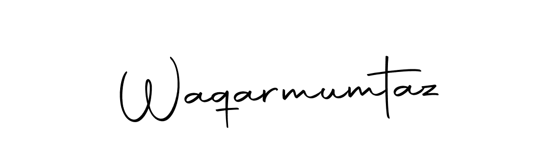 Make a beautiful signature design for name Waqarmumtaz. With this signature (Autography-DOLnW) style, you can create a handwritten signature for free. Waqarmumtaz signature style 10 images and pictures png