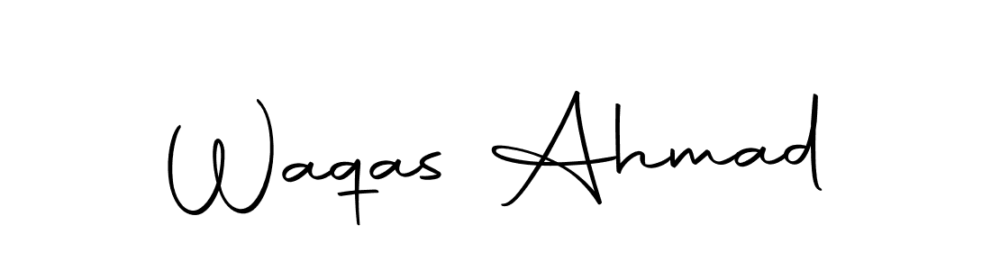 if you are searching for the best signature style for your name Waqas Ahmad. so please give up your signature search. here we have designed multiple signature styles  using Autography-DOLnW. Waqas Ahmad signature style 10 images and pictures png