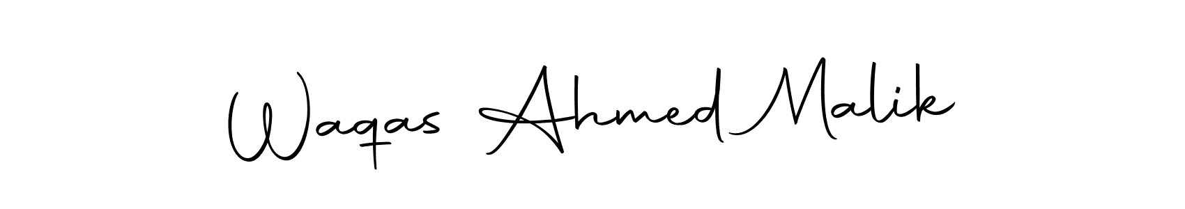 Design your own signature with our free online signature maker. With this signature software, you can create a handwritten (Autography-DOLnW) signature for name Waqas Ahmed Malik. Waqas Ahmed Malik signature style 10 images and pictures png