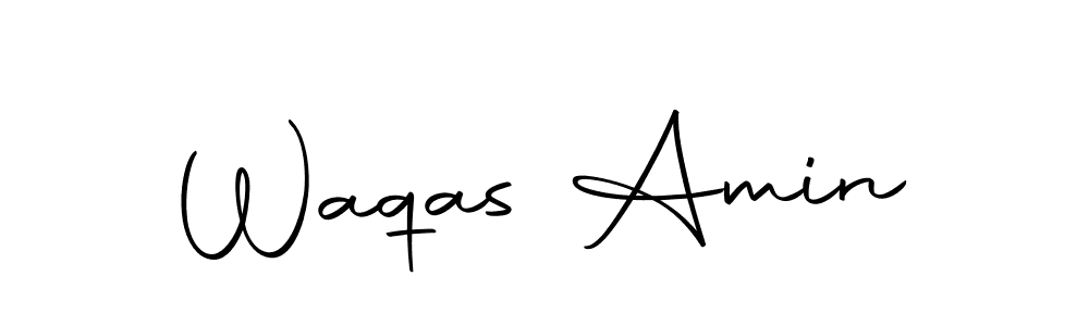Make a beautiful signature design for name Waqas Amin. With this signature (Autography-DOLnW) style, you can create a handwritten signature for free. Waqas Amin signature style 10 images and pictures png