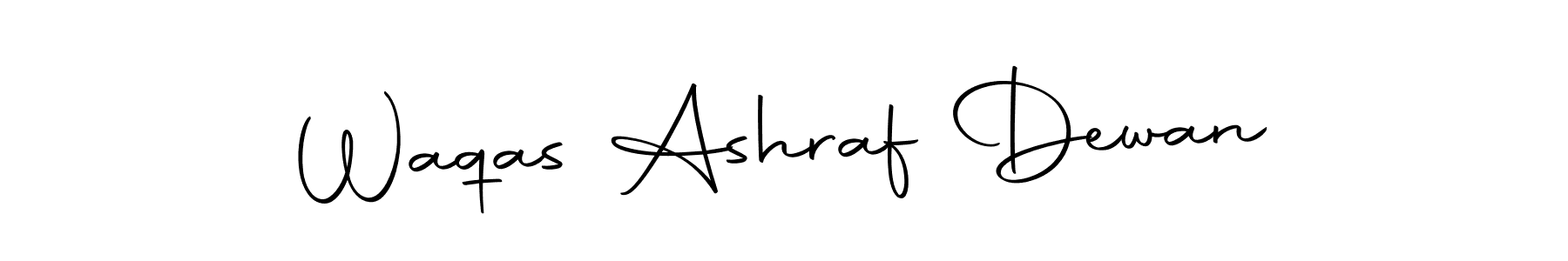 Design your own signature with our free online signature maker. With this signature software, you can create a handwritten (Autography-DOLnW) signature for name Waqas Ashraf Dewan. Waqas Ashraf Dewan signature style 10 images and pictures png