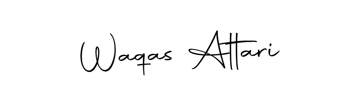 Create a beautiful signature design for name Waqas Attari. With this signature (Autography-DOLnW) fonts, you can make a handwritten signature for free. Waqas Attari signature style 10 images and pictures png