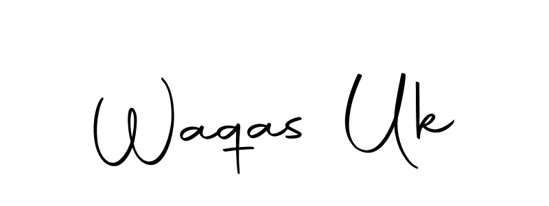 Make a beautiful signature design for name Waqas Uk. With this signature (Autography-DOLnW) style, you can create a handwritten signature for free. Waqas Uk signature style 10 images and pictures png
