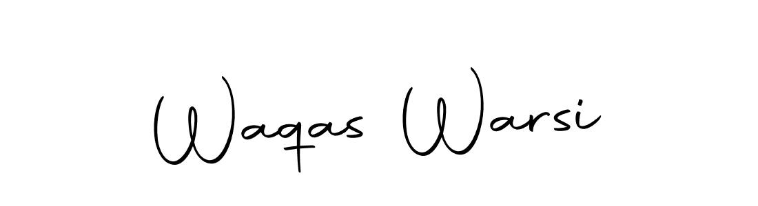 Make a beautiful signature design for name Waqas Warsi. Use this online signature maker to create a handwritten signature for free. Waqas Warsi signature style 10 images and pictures png