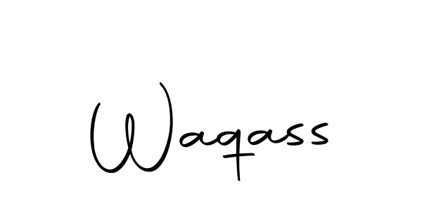 Make a beautiful signature design for name Waqass. Use this online signature maker to create a handwritten signature for free. Waqass signature style 10 images and pictures png