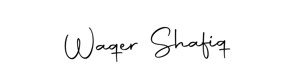 Design your own signature with our free online signature maker. With this signature software, you can create a handwritten (Autography-DOLnW) signature for name Waqer Shafiq. Waqer Shafiq signature style 10 images and pictures png