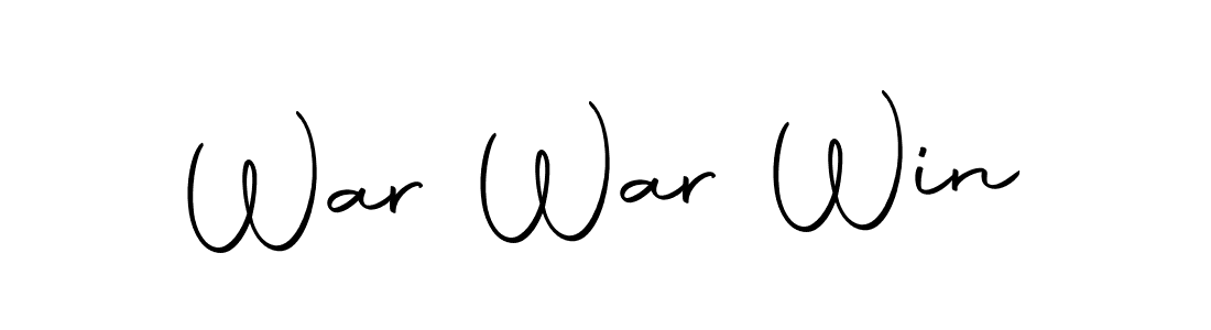 Make a beautiful signature design for name War War Win. With this signature (Autography-DOLnW) style, you can create a handwritten signature for free. War War Win signature style 10 images and pictures png