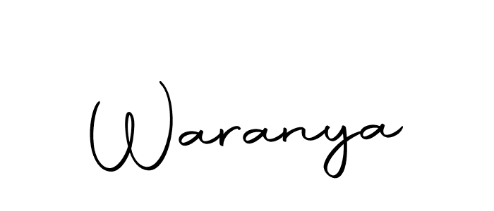 Similarly Autography-DOLnW is the best handwritten signature design. Signature creator online .You can use it as an online autograph creator for name Waranya. Waranya signature style 10 images and pictures png