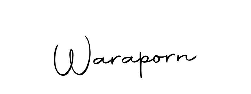 Waraporn stylish signature style. Best Handwritten Sign (Autography-DOLnW) for my name. Handwritten Signature Collection Ideas for my name Waraporn. Waraporn signature style 10 images and pictures png