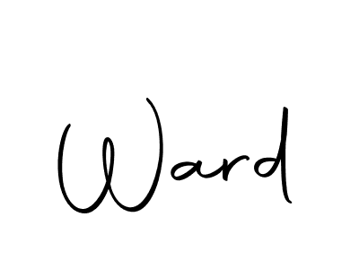 Design your own signature with our free online signature maker. With this signature software, you can create a handwritten (Autography-DOLnW) signature for name Ward. Ward signature style 10 images and pictures png