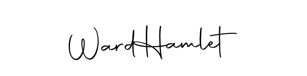 Ward  Hamlet stylish signature style. Best Handwritten Sign (Autography-DOLnW) for my name. Handwritten Signature Collection Ideas for my name Ward  Hamlet. Ward  Hamlet signature style 10 images and pictures png