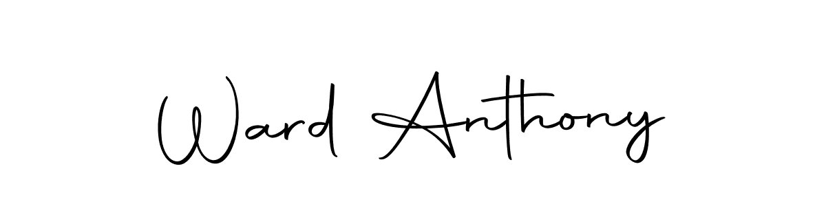 Use a signature maker to create a handwritten signature online. With this signature software, you can design (Autography-DOLnW) your own signature for name Ward Anthony. Ward Anthony signature style 10 images and pictures png