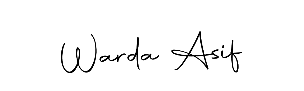 How to make Warda Asif signature? Autography-DOLnW is a professional autograph style. Create handwritten signature for Warda Asif name. Warda Asif signature style 10 images and pictures png