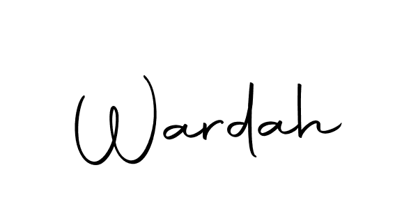 You can use this online signature creator to create a handwritten signature for the name Wardah. This is the best online autograph maker. Wardah signature style 10 images and pictures png