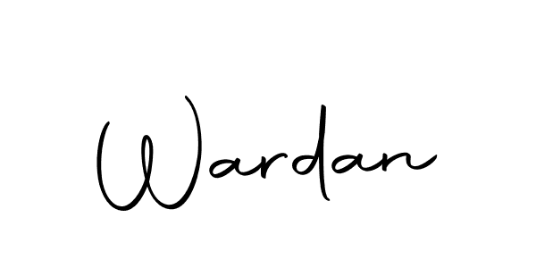 How to make Wardan signature? Autography-DOLnW is a professional autograph style. Create handwritten signature for Wardan name. Wardan signature style 10 images and pictures png
