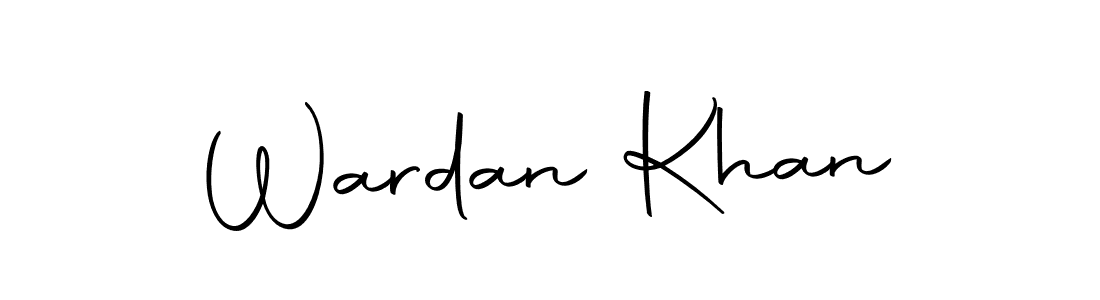 Use a signature maker to create a handwritten signature online. With this signature software, you can design (Autography-DOLnW) your own signature for name Wardan Khan. Wardan Khan signature style 10 images and pictures png