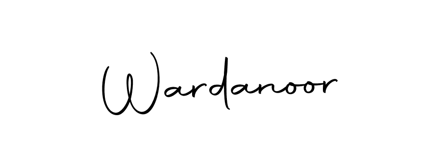 How to make Wardanoor signature? Autography-DOLnW is a professional autograph style. Create handwritten signature for Wardanoor name. Wardanoor signature style 10 images and pictures png