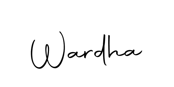 The best way (Autography-DOLnW) to make a short signature is to pick only two or three words in your name. The name Wardha include a total of six letters. For converting this name. Wardha signature style 10 images and pictures png