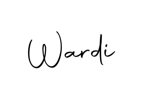 Make a beautiful signature design for name Wardi. With this signature (Autography-DOLnW) style, you can create a handwritten signature for free. Wardi signature style 10 images and pictures png