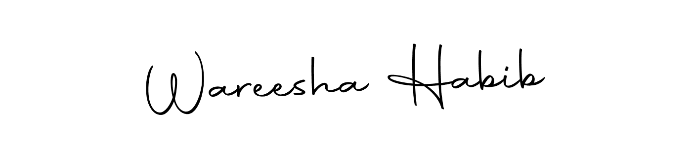 Make a short Wareesha Habib signature style. Manage your documents anywhere anytime using Autography-DOLnW. Create and add eSignatures, submit forms, share and send files easily. Wareesha Habib signature style 10 images and pictures png