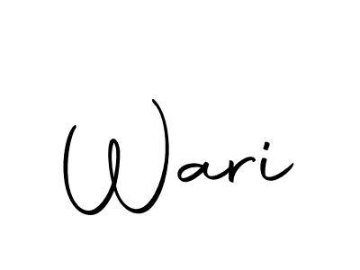Wari stylish signature style. Best Handwritten Sign (Autography-DOLnW) for my name. Handwritten Signature Collection Ideas for my name Wari. Wari signature style 10 images and pictures png