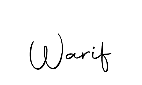 How to make Warif signature? Autography-DOLnW is a professional autograph style. Create handwritten signature for Warif name. Warif signature style 10 images and pictures png