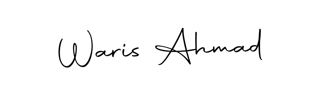 Waris Ahmad stylish signature style. Best Handwritten Sign (Autography-DOLnW) for my name. Handwritten Signature Collection Ideas for my name Waris Ahmad. Waris Ahmad signature style 10 images and pictures png