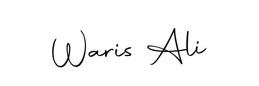 Create a beautiful signature design for name Waris Ali. With this signature (Autography-DOLnW) fonts, you can make a handwritten signature for free. Waris Ali signature style 10 images and pictures png
