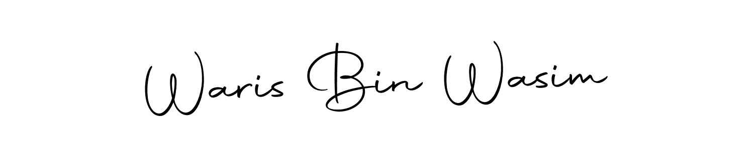 Also we have Waris Bin Wasim name is the best signature style. Create professional handwritten signature collection using Autography-DOLnW autograph style. Waris Bin Wasim signature style 10 images and pictures png