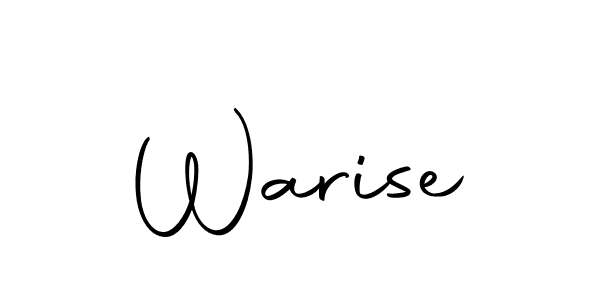 You can use this online signature creator to create a handwritten signature for the name Warise. This is the best online autograph maker. Warise signature style 10 images and pictures png