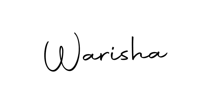 You should practise on your own different ways (Autography-DOLnW) to write your name (Warisha) in signature. don't let someone else do it for you. Warisha signature style 10 images and pictures png