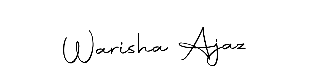 Design your own signature with our free online signature maker. With this signature software, you can create a handwritten (Autography-DOLnW) signature for name Warisha Ajaz. Warisha Ajaz signature style 10 images and pictures png